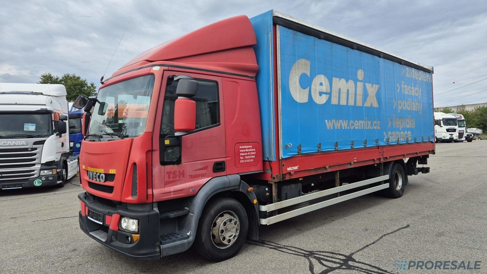 IVECO EUROCARGO ML 140E28 EURO 5 - valník s plachtou + hydraulické čelo 1,5 t - Camion cu prelată: Foto 2 IVECO EUROCARGO ML 140E28 EURO 5 - valník s plachtou + hydraulické čelo 1,5 t - Camion cu prelată: Foto 2