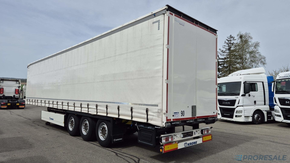KRONE SD PROFI LINER + paletový koš + 2 x zvedací náprava - Semiremorcă prelată: Foto 3 KRONE SD PROFI LINER + paletový koš + 2 x zvedací náprava - Semiremorcă prelată: Foto 3