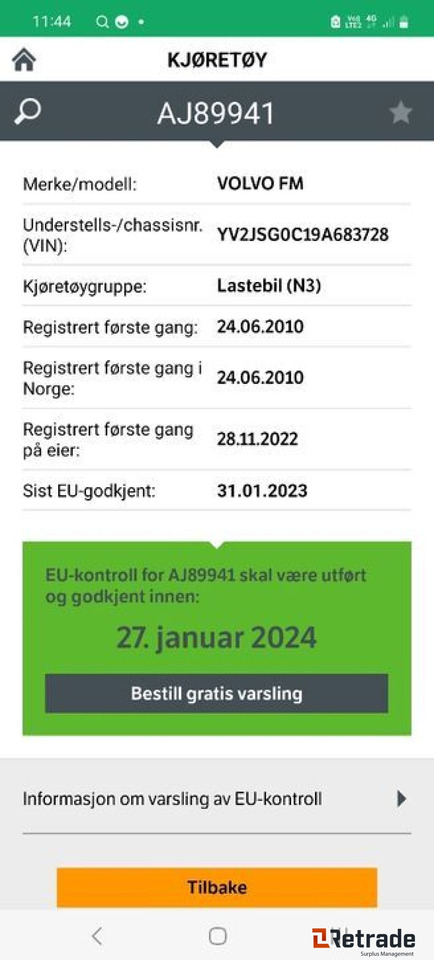 2010mod. VOLVO FM 400HK - Camion platformă, Camion cu macara: Foto 2 2010mod. VOLVO FM 400HK - Camion platformă, Camion cu macara: Foto 2