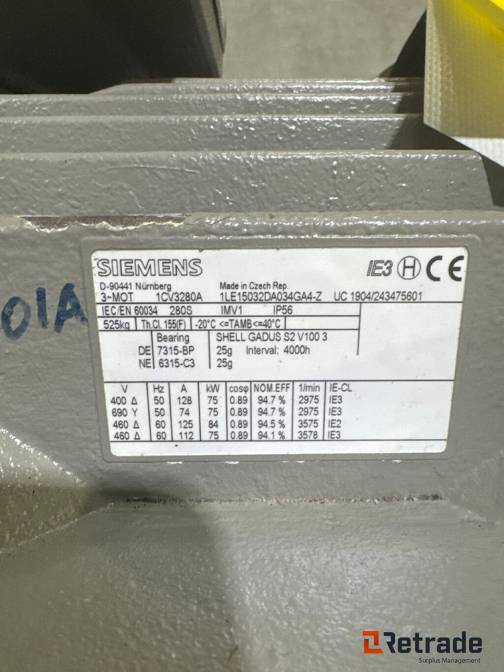 690V Siemens el motor - Sistem electric pentru Echipament industrial: Foto 3 690V Siemens el motor - Sistem electric pentru Echipament industrial: Foto 3