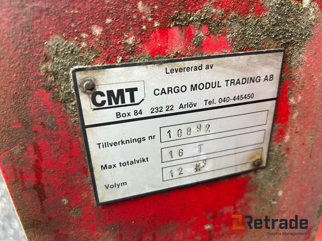 Astfalt balje CMT 12 kubikk - Container abroll: Foto 3 Astfalt balje CMT 12 kubikk - Container abroll: Foto 3