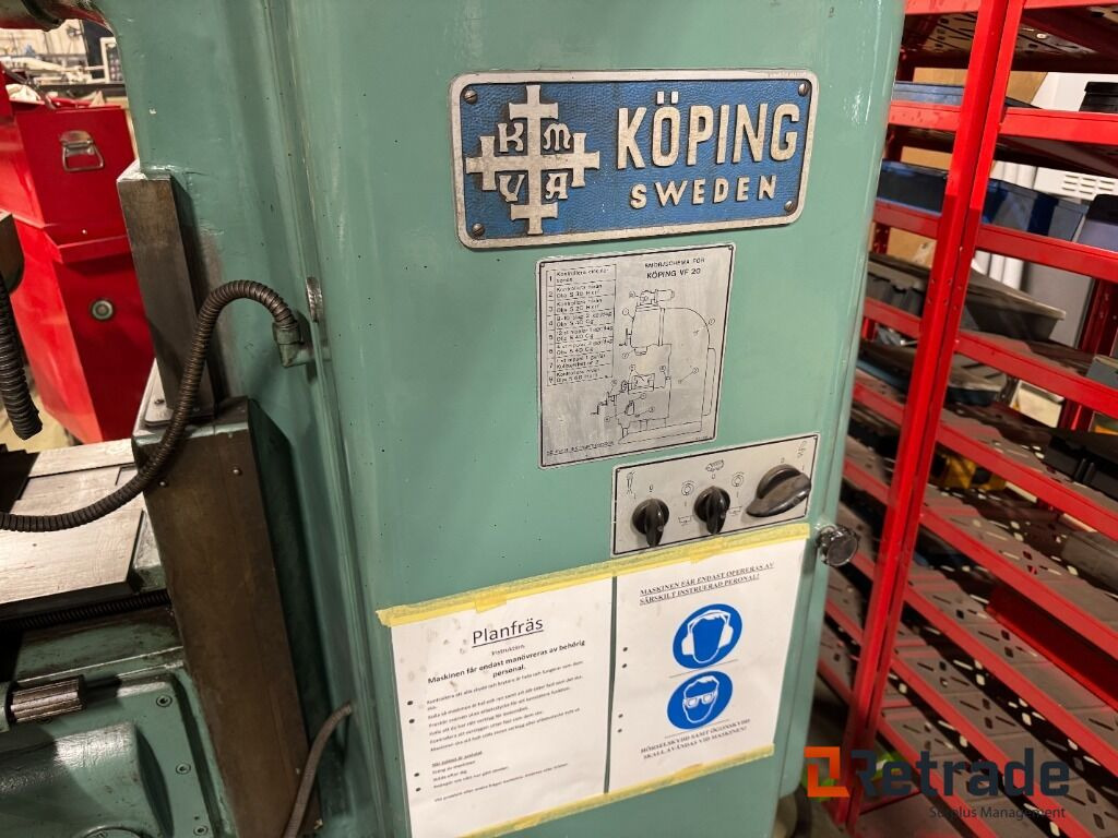 Fräs Köping VF20 - Echipament industrial: Foto 5 Fräs Köping VF20 - Echipament industrial: Foto 5