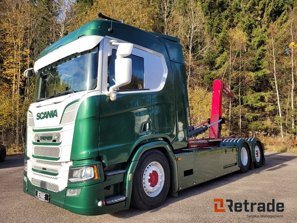 Lastväxlare SCANIA R580 V8 Next Gen LB6X2*4 Euro 6 - Camion cu cârlig, Camion cu macara: Foto 1 Lastväxlare SCANIA R580 V8 Next Gen LB6X2*4 Euro 6 - Camion cu cârlig, Camion cu macara: Foto 1