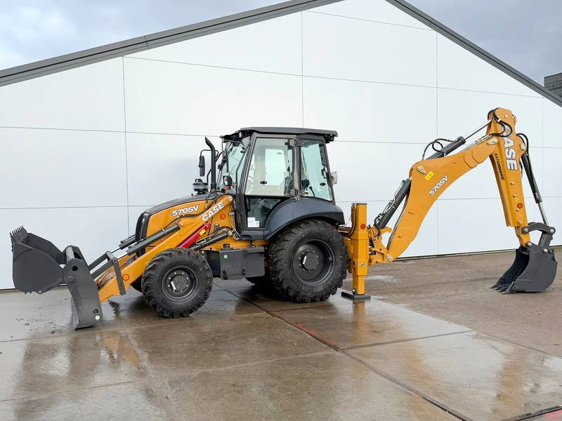 Case 570SV 4WD - 4/1 Bucket / Telescopic Boom / AC - Buldoexcavator: Foto 1 Case 570SV 4WD - 4/1 Bucket / Telescopic Boom / AC - Buldoexcavator: Foto 1
