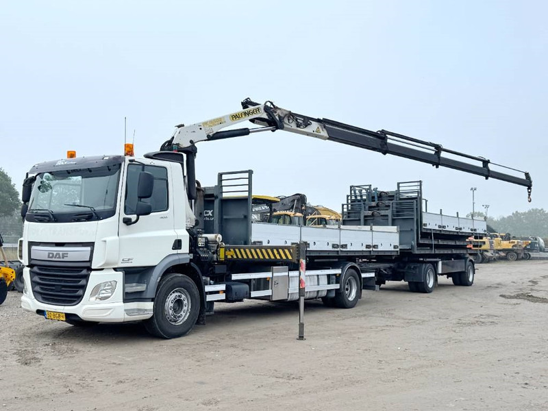 DAF CF400 + 17m Palfinger Crane / kran + Trailer - Camion cu macara: Foto 2 DAF CF400 + 17m Palfinger Crane / kran + Trailer - Camion cu macara: Foto 2