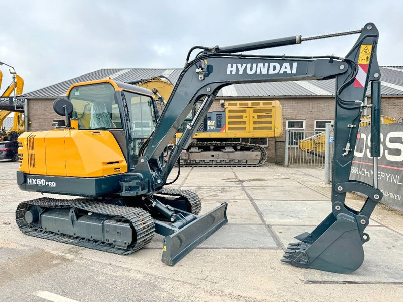 Mini excavator Hyundai HX60 PRO - New / Unused / 2024 Model: Foto 6 Mini excavator Hyundai HX60 PRO - New / Unused / 2024 Model: Foto 6