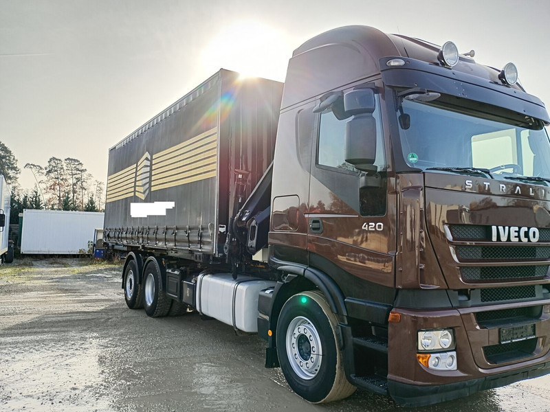 Iveco BDF AS260S42Y/ FS 6X2 AHK (9) - Camion cu prelată, Camion cu macara: Foto 1 Iveco BDF AS260S42Y/ FS 6X2 AHK (9) - Camion cu prelată, Camion cu macara: Foto 1