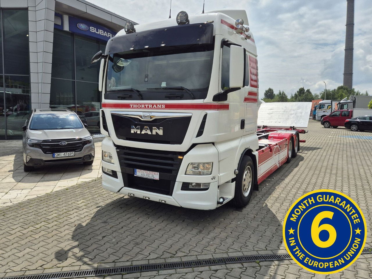 MAN TGX 28 28.420 , 6x2-2 LL + Trailer HFR KM 20 / 1 Owner / E6 /Techni - Camion transport containere/ Swap body: Foto 2 MAN TGX 28 28.420 , 6x2-2 LL + Trailer HFR KM 20 / 1 Owner / E6 /Techni - Camion transport containere/ Swap body: Foto 2