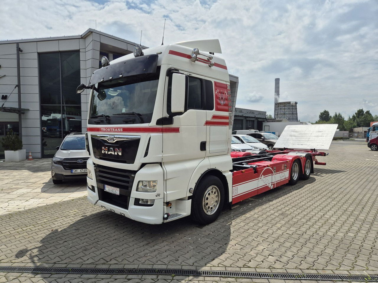 MAN TGX 28 28.420 , 6x2-2 LL + Trailer HFR KM 20 / 1 Owner / E6 /Techni - Camion transport containere/ Swap body: Foto 3 MAN TGX 28 28.420 , 6x2-2 LL + Trailer HFR KM 20 / 1 Owner / E6 /Techni - Camion transport containere/ Swap body: Foto 3