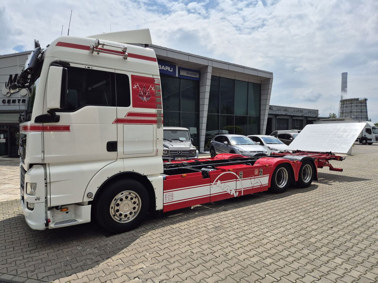MAN TGX 28 28.420 , 6x2-2 LL + Trailer HFR KM 20 / 1 Owner / E6 /Techni - Camion transport containere/ Swap body: Foto 4 MAN TGX 28 28.420 , 6x2-2 LL + Trailer HFR KM 20 / 1 Owner / E6 /Techni - Camion transport containere/ Swap body: Foto 4