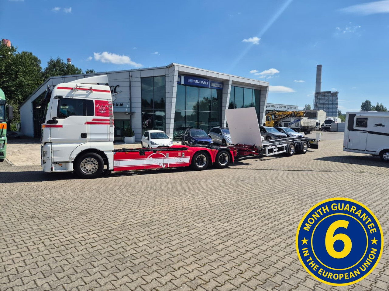 MAN TGX 28 28.420 , 6x2-2 LL + Trailer HFR KM 20 - Camion transport containere/ Swap body: Foto 1 MAN TGX 28 28.420 , 6x2-2 LL + Trailer HFR KM 20 - Camion transport containere/ Swap body: Foto 1