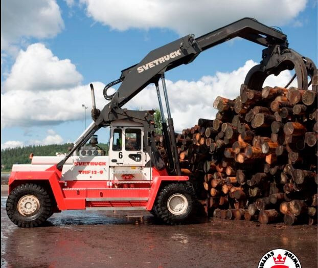 Svetruck TMF 12/9 HB / 1 Owner / Elme Spreader / Wood LOG A RM - Reach stacker: Foto 1 Svetruck TMF 12/9 HB / 1 Owner / Elme Spreader / Wood LOG A RM - Reach stacker: Foto 1