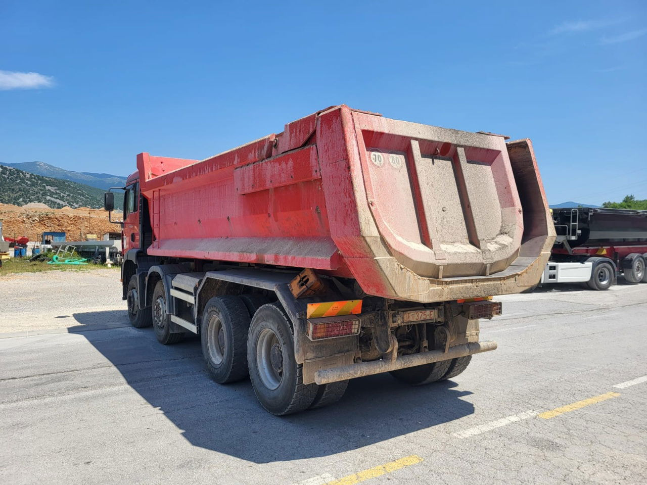 MAN TGA 41.430 8x4 meiller tipper - hydr. back site - Camion basculantă: Foto 4 MAN TGA 41.430 8x4 meiller tipper - hydr. back site - Camion basculantă: Foto 4