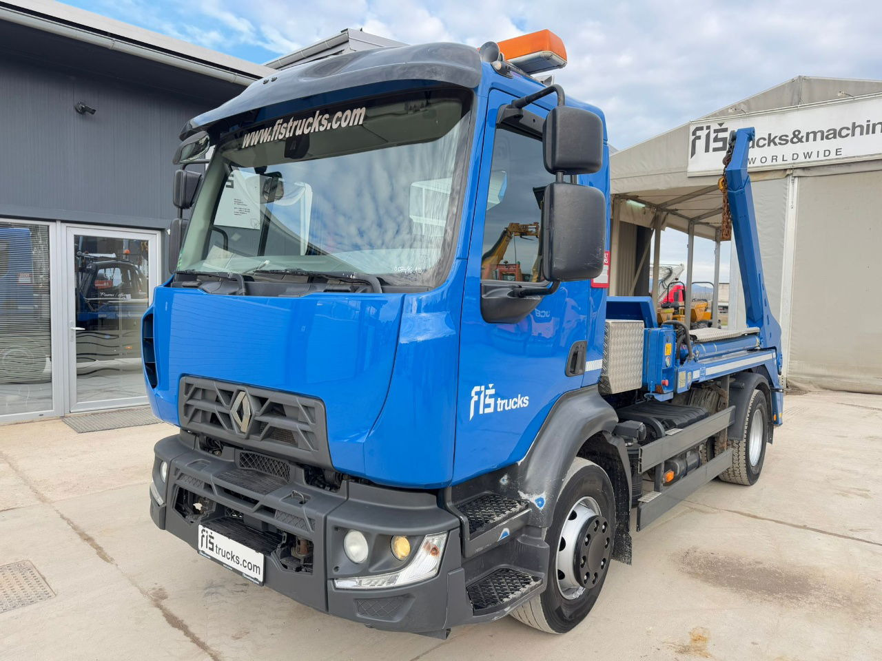 Renault 16.280 4X2 meiller absetz tipper - Camion transport containere/ Swap body: Foto 1 Renault 16.280 4X2 meiller absetz tipper - Camion transport containere/ Swap body: Foto 1