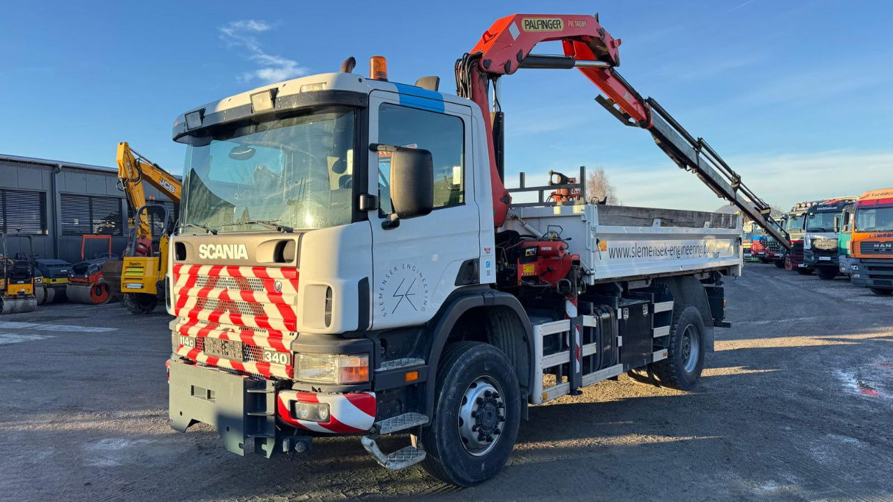Camion basculantă, Camion cu macara Scania P 114C 340 4x4 tipper - PK 14080 - 10.6M - 108.000km: Foto 6 Camion basculantă, Camion cu macara Scania P 114C 340 4x4 tipper - PK 14080 - 10.6M - 108.000km: Foto 6