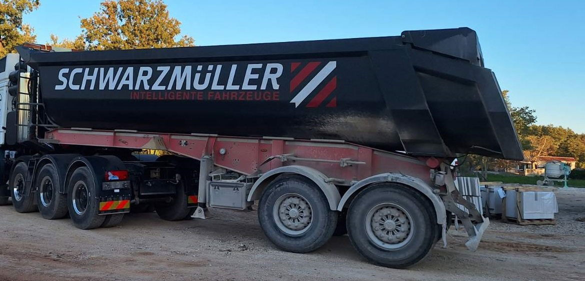 Schwarzmüller SMK10VLN Tipper Trailer - 2 Axle - 24m3 - Semiremorcă basculantă: Foto 1 Schwarzmüller SMK10VLN Tipper Trailer - 2 Axle - 24m3 - Semiremorcă basculantă: Foto 1