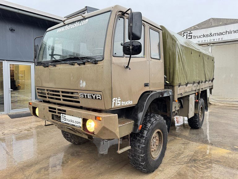 Steyr 12M18 4X4 stake body - ex. truck - Camion cu prelată: Foto 1 Steyr 12M18 4X4 stake body - ex. truck - Camion cu prelată: Foto 1
