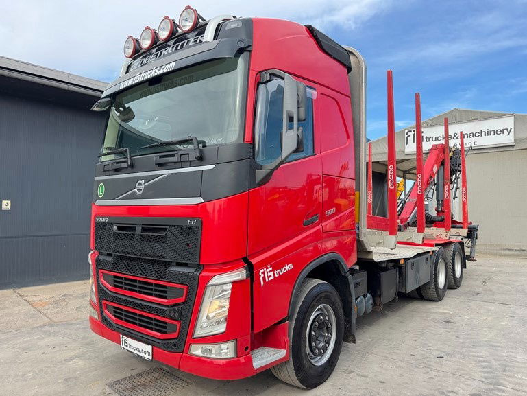 Volvo FH 500 6x4 forest truck - Epsilon 110Z - scissors - Camion transport containere/ Swap body: Foto 1 Volvo FH 500 6x4 forest truck - Epsilon 110Z - scissors - Camion transport containere/ Swap body: Foto 1