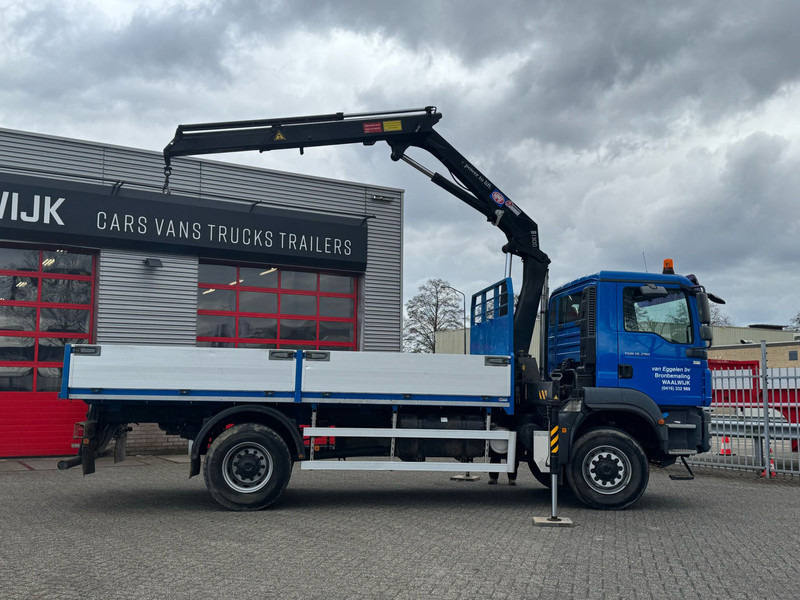 MAN TGM 18-290 4x4 Kraan met Open laadbak HMF Kraan 13 T - Camion cu macara: Foto 2 MAN TGM 18-290 4x4 Kraan met Open laadbak HMF Kraan 13 T - Camion cu macara: Foto 2