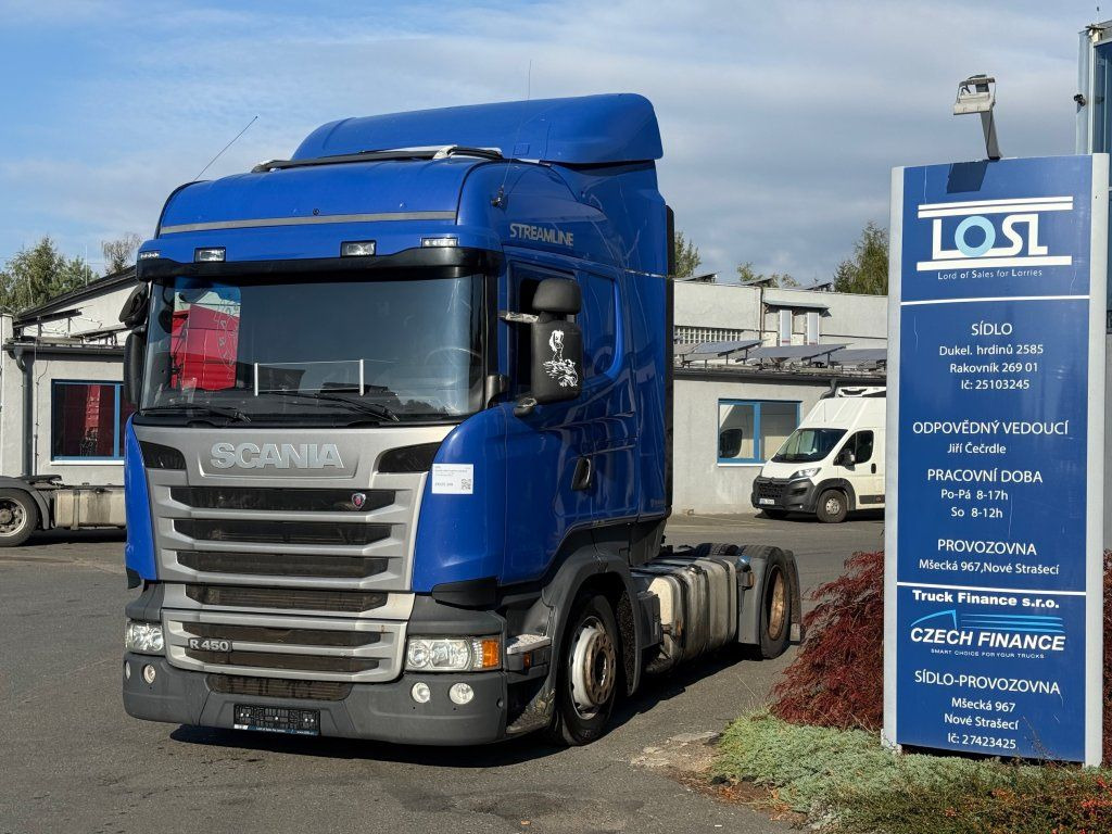 Scania R450 Highline EURO 6 MEGA/lowdeck - Cap tractor: Foto 1 Scania R450 Highline EURO 6 MEGA/lowdeck - Cap tractor: Foto 1