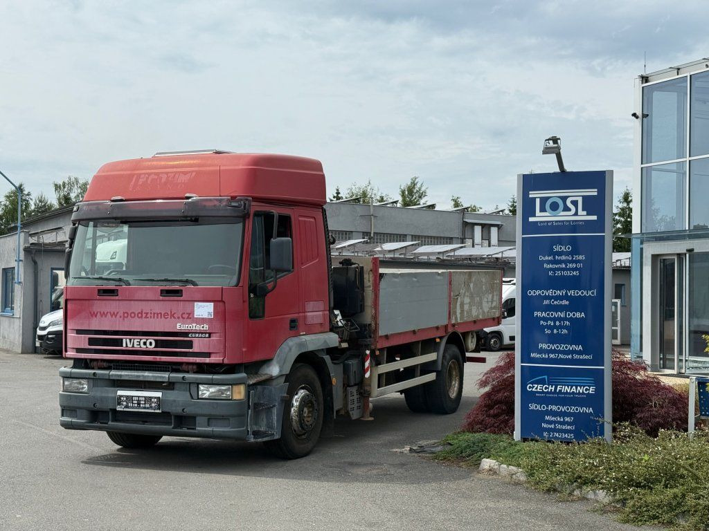 Iveco 190E35 EURO 1 Kran PM10 - Camion cu macara: Foto 1 Iveco 190E35 EURO 1 Kran PM10 - Camion cu macara: Foto 1