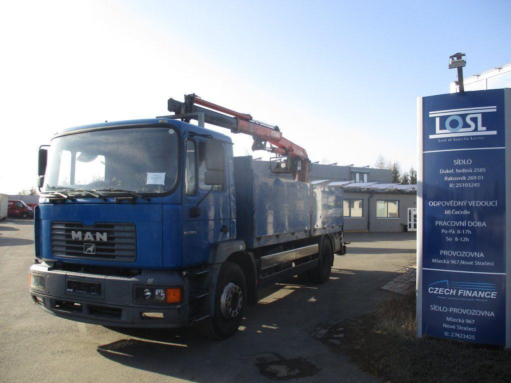 MAN 12.284 EURO 2 ATLAS - Camion cu macara: Foto 1 MAN 12.284 EURO 2 ATLAS - Camion cu macara: Foto 1