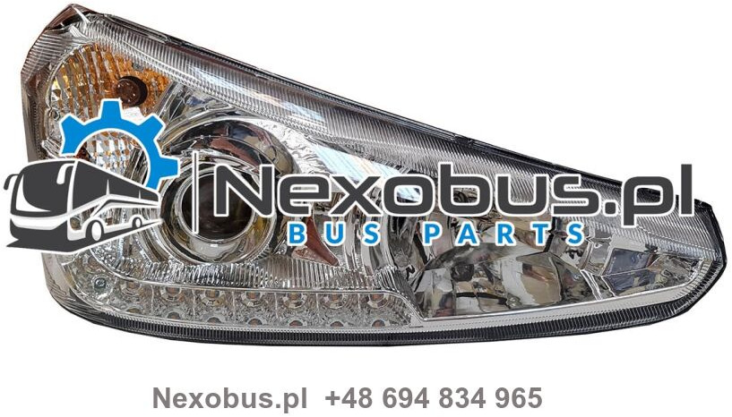 Reflektor Scania Irizar PB z lampa do jazdy dziennej i kierunkowskazem LED prawy - Far pentru Autobuz: Foto 1 Reflektor Scania Irizar PB z lampa do jazdy dziennej i kierunkowskazem LED prawy - Far pentru Autobuz: Foto 1