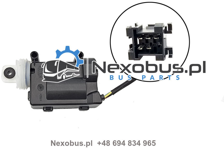 Zamek elektryczny klap Bova MAN prostokątna wtyczka - Cabină și interior pentru Autobuz: Foto 1 Zamek elektryczny klap Bova MAN prostokątna wtyczka - Cabină și interior pentru Autobuz: Foto 1