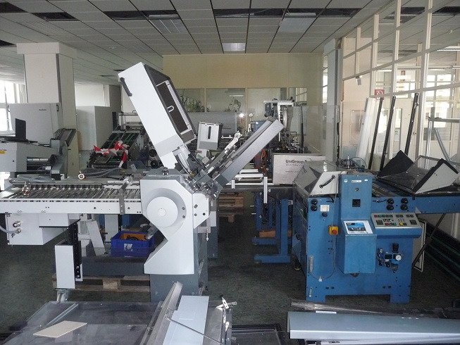 Heidelberg Stahlfolder PFH-82 pallet feeder with SSP-82 slitter shaft station - Mașină de pliat: Foto 1 Heidelberg Stahlfolder PFH-82 pallet feeder with SSP-82 slitter shaft station - Mașină de pliat: Foto 1