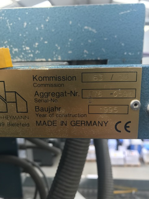 Herzog & Heymann Model KL 112-8-4-FBS - Mașină de pliat: Foto 4 Herzog & Heymann Model KL 112-8-4-FBS - Mașină de pliat: Foto 4