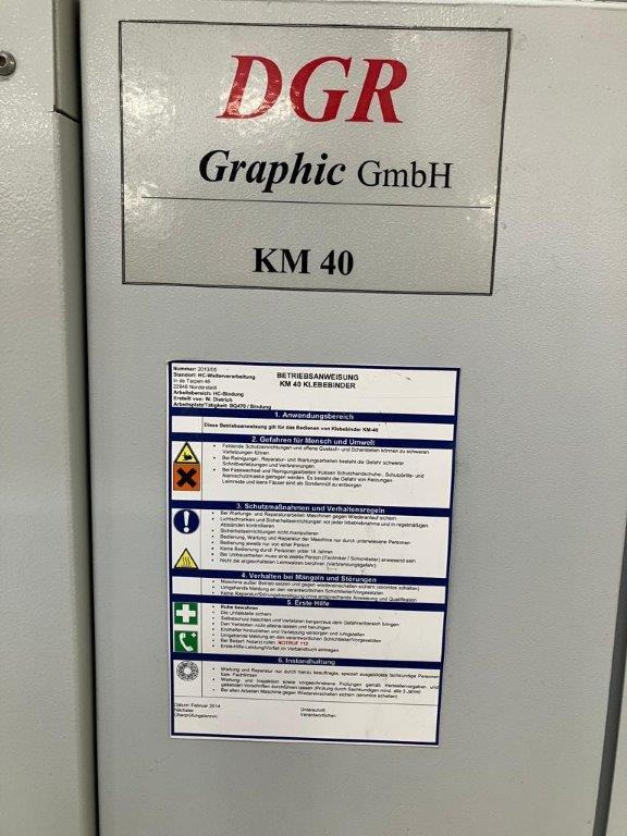 Book on Demand Perfect Binder - spine gluing station DGR Graphic KM 40 - Mașină de îndosariat: Foto 4 Book on Demand Perfect Binder - spine gluing station DGR Graphic KM 40 - Mașină de îndosariat: Foto 4