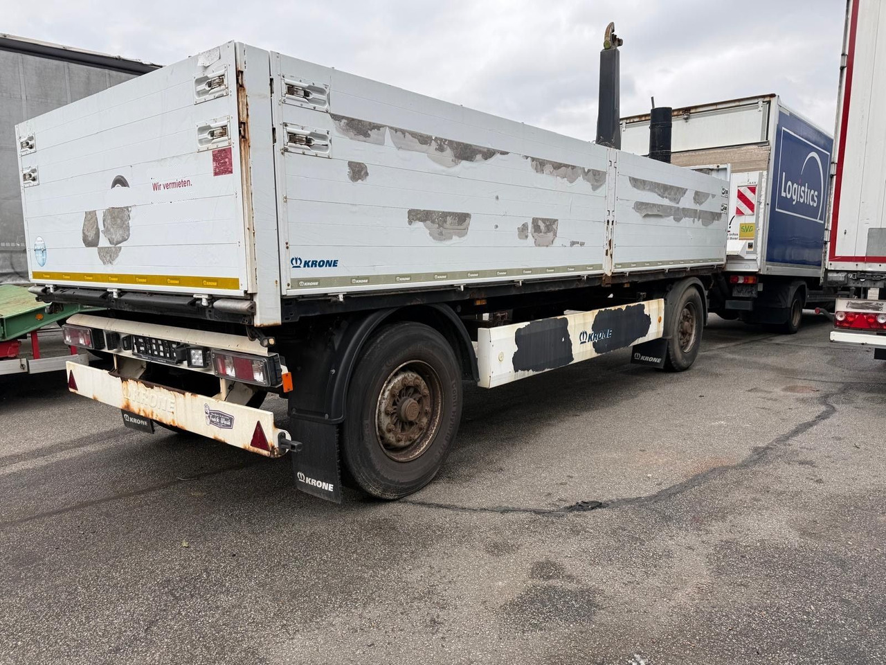 Krone AZ Baustoffe Alu BPW HU möglich - Remorcă platformă: Foto 2 Krone AZ Baustoffe Alu BPW HU möglich - Remorcă platformă: Foto 2