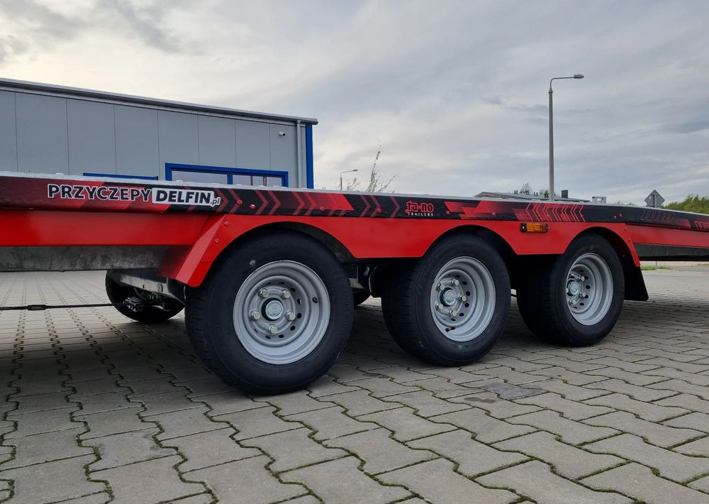 Remorcă transport auto nou TA-NO Scorpio 55 PREMIUM laweta 3 osiowa 5.5m 3500kg DMC najazdy niski załadunek: Foto 18