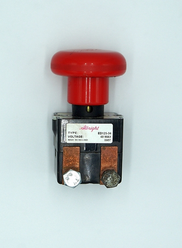 Albright ED125-34 | emergency disconnect switch Voltage 48 max ED125-34 emergency disconnect switch Voltage 48 max ED125-34 - Sistem electric pentru Stivuitor: Foto 1 Albright ED125-34 | emergency disconnect switch Voltage 48 max ED125-34 emergency disconnect switch Voltage 48 max ED125-34 - Sistem electric pentru Stivuitor: Foto 1