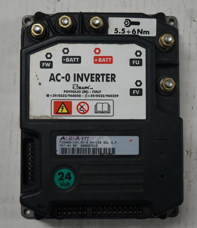 Atlet 300697612 | Rij regeling drive controller Zapi AC-) 24V/150A fz2008-inv sn - Calculator de bord pentru Stivuitor: Foto 1 Atlet 300697612 | Rij regeling drive controller Zapi AC-) 24V/150A fz2008-inv sn - Calculator de bord pentru Stivuitor: Foto 1