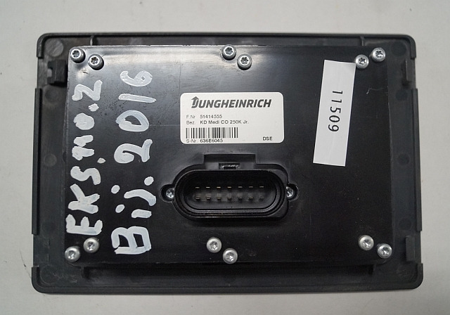 Jungheinrich 51414555 | Display KD MEDI CO 250K Jr DSE for EKS110z 2016 sn. 632E - Tablou de bord pentru Stivuitor: Foto 2 Jungheinrich 51414555 | Display KD MEDI CO 250K Jr DSE for EKS110z 2016 sn. 632E - Tablou de bord pentru Stivuitor: Foto 2