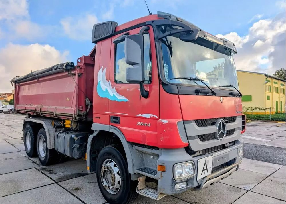 Mercedes-Benz Actros 2644 EPS |Wywrotka 3-stronna Meiller Bordmatik | 6x4 | Euro 5 | Plandeka rolowana - Camion basculantă: Foto 3 Mercedes-Benz Actros 2644 EPS |Wywrotka 3-stronna Meiller Bordmatik | 6x4 | Euro 5 | Plandeka rolowana - Camion basculantă: Foto 3
