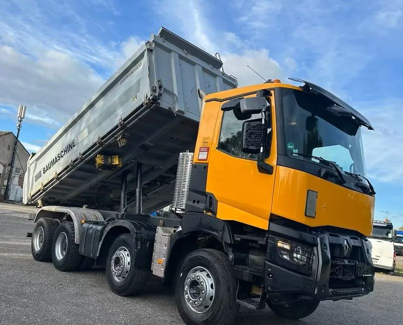 Renault K 440 8x4 • Bordmatik • Klima • Meiller • Euro 6 • 3-stronna wywrotka • 299 000 km - Camion basculantă: Foto 4 Renault K 440 8x4 • Bordmatik • Klima • Meiller • Euro 6 • 3-stronna wywrotka • 299 000 km - Camion basculantă: Foto 4