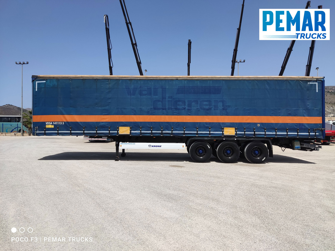 Semiremorcă prelată KRONE SD TAUTLINER PLATAFORMA ELEVADORA: Foto 8