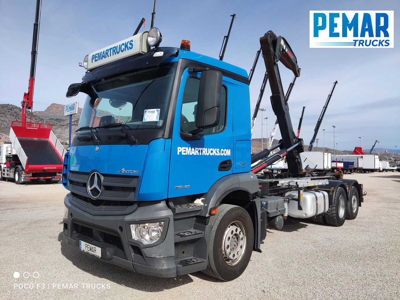 MERCEDES-BENZ ANTOS 2546 6X2 MULTILIFT - Camion transport containere/ Swap body: Foto 1 MERCEDES-BENZ ANTOS 2546 6X2 MULTILIFT - Camion transport containere/ Swap body: Foto 1