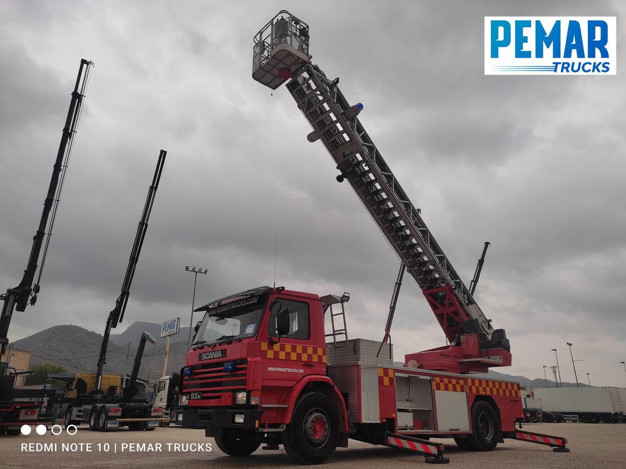 SCANIA G93 250 ESCALERA BOMBEROS - Autospeciala de stins incendii: Foto 1 SCANIA G93 250 ESCALERA BOMBEROS - Autospeciala de stins incendii: Foto 1