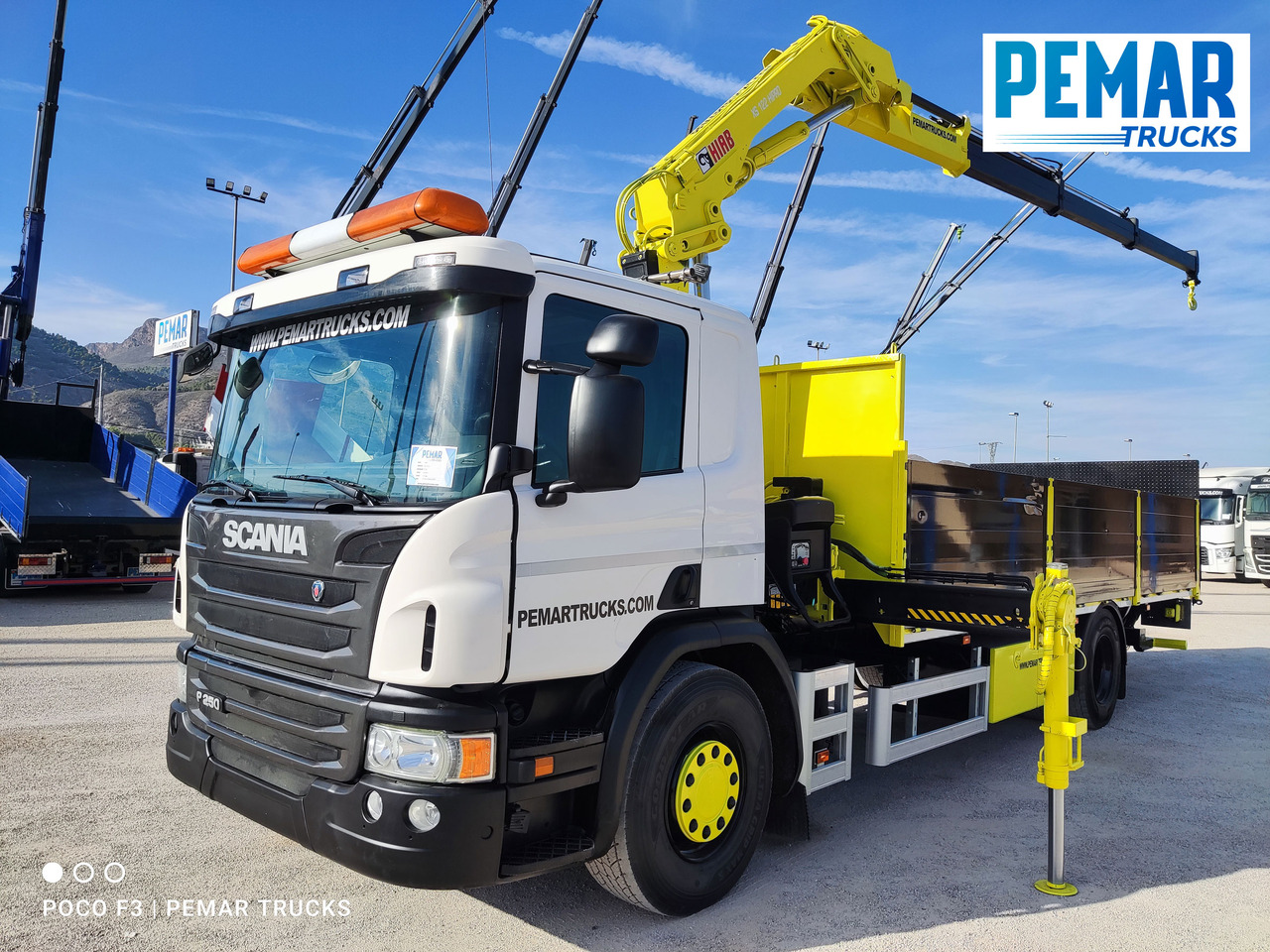 SCANIA P 250 GRUA HIAB 122-3 CAJA FIJA 18T EURO 6 - Camion cu macara: Foto 1 SCANIA P 250 GRUA HIAB 122-3 CAJA FIJA 18T EURO 6 - Camion cu macara: Foto 1