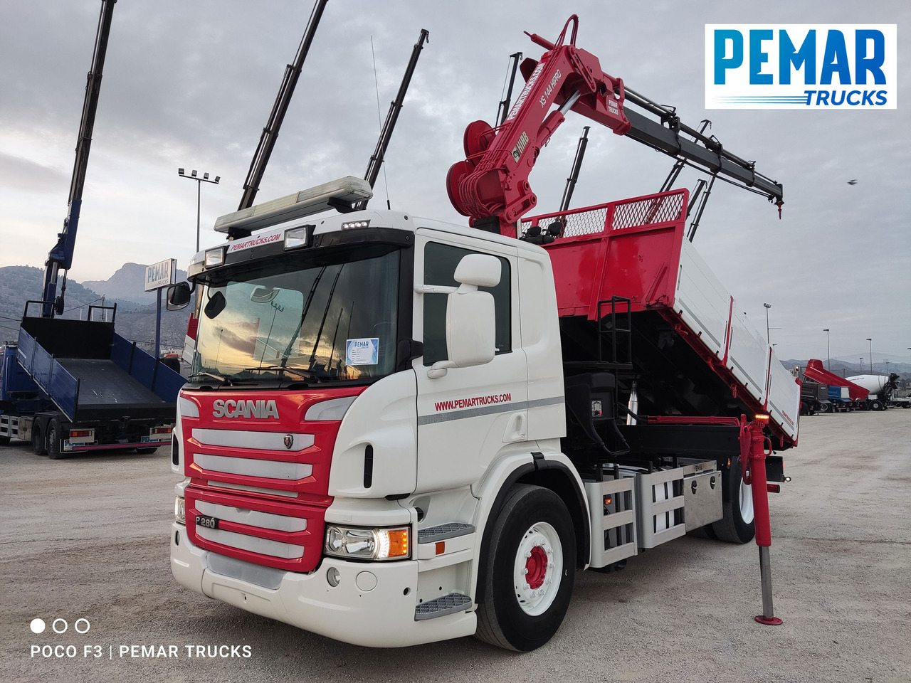 SCANIA P 280 GRUA BASCULANTE 18T EURO 6 - Camion cu macara: Foto 1 SCANIA P 280 GRUA BASCULANTE 18T EURO 6 - Camion cu macara: Foto 1