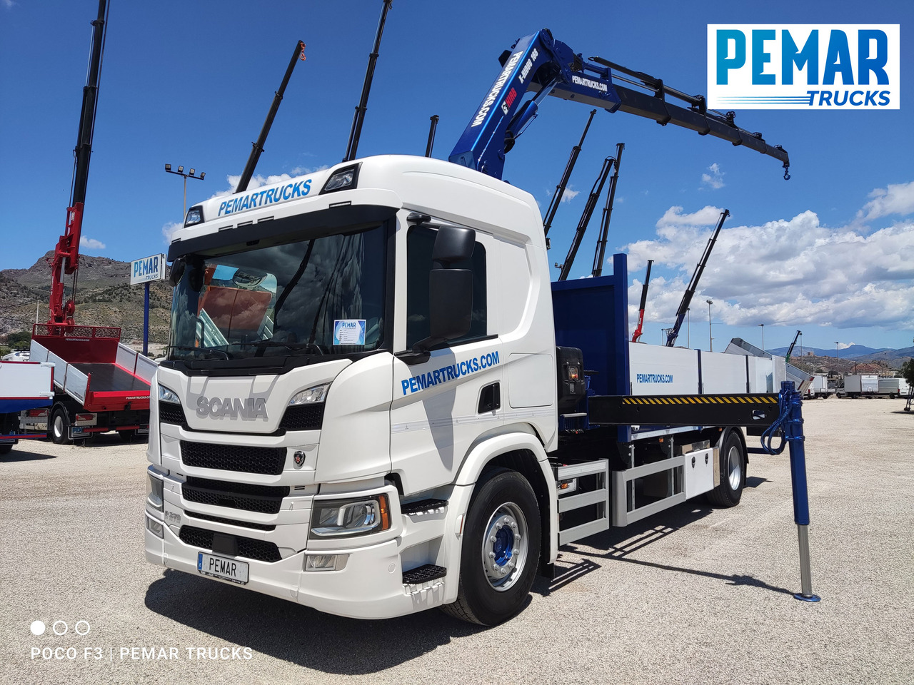 SCANIA P 370 GRUA CAJA FIJA 18T - Camion cu macara: Foto 1 SCANIA P 370 GRUA CAJA FIJA 18T - Camion cu macara: Foto 1