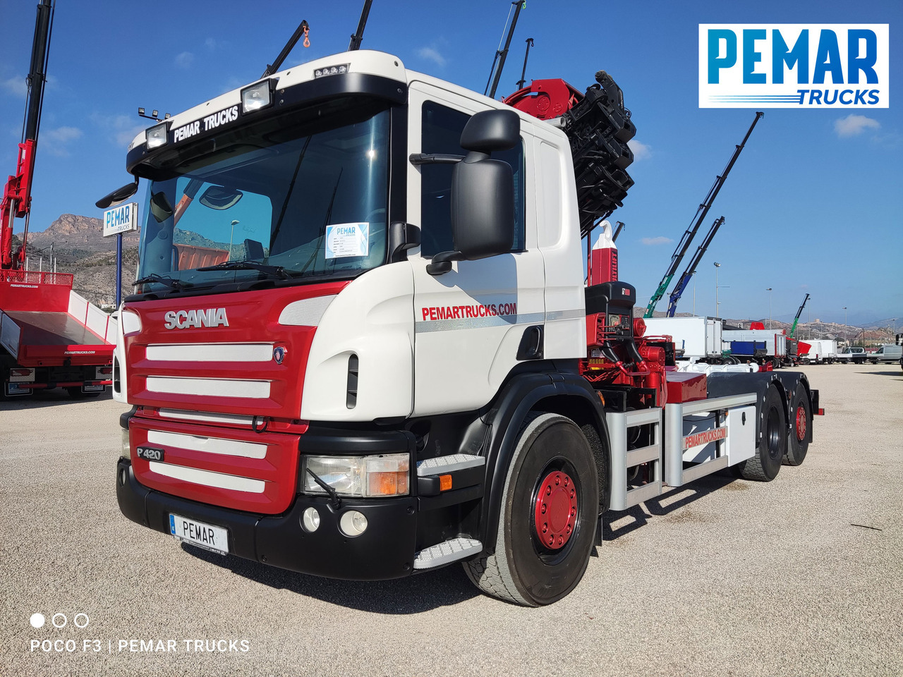 SCANIA P 420 GRUA GANCHO MULTILIFT 6X2 - Camion cu macara: Foto 2 SCANIA P 420 GRUA GANCHO MULTILIFT 6X2 - Camion cu macara: Foto 2