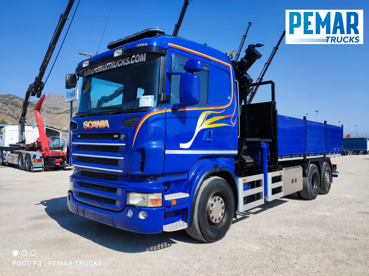 SCANIA R 420 6X2 GRUA PALFINGER PK 23002 BASCULANTE - Camion basculantă, Camion cu macara: Foto 2 SCANIA R 420 6X2 GRUA PALFINGER PK 23002 BASCULANTE - Camion basculantă, Camion cu macara: Foto 2