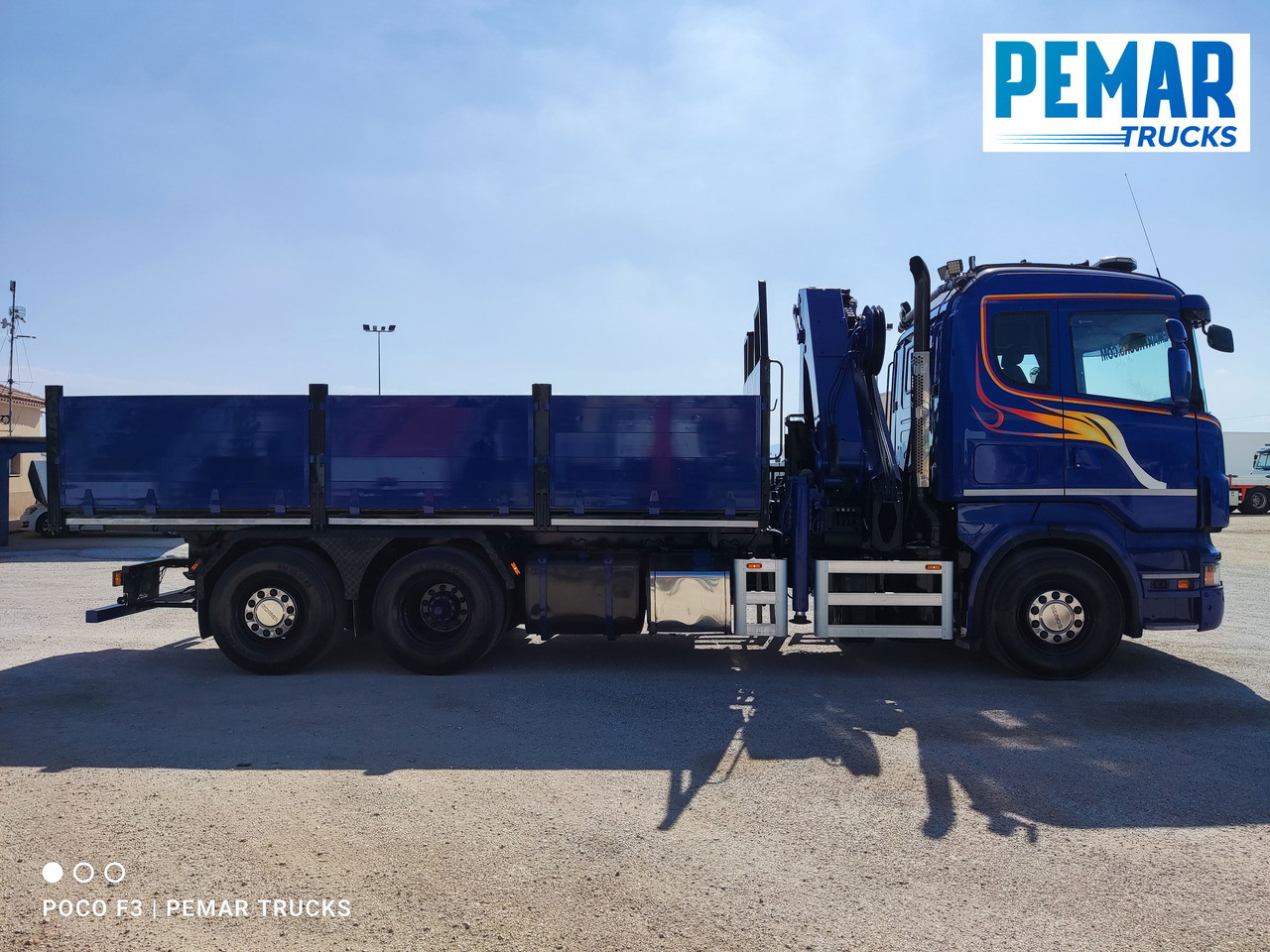 SCANIA R 420 6X2 GRUA PALFINGER PK 23002 BASCULANTE - Camion basculantă, Camion cu macara: Foto 5 SCANIA R 420 6X2 GRUA PALFINGER PK 23002 BASCULANTE - Camion basculantă, Camion cu macara: Foto 5