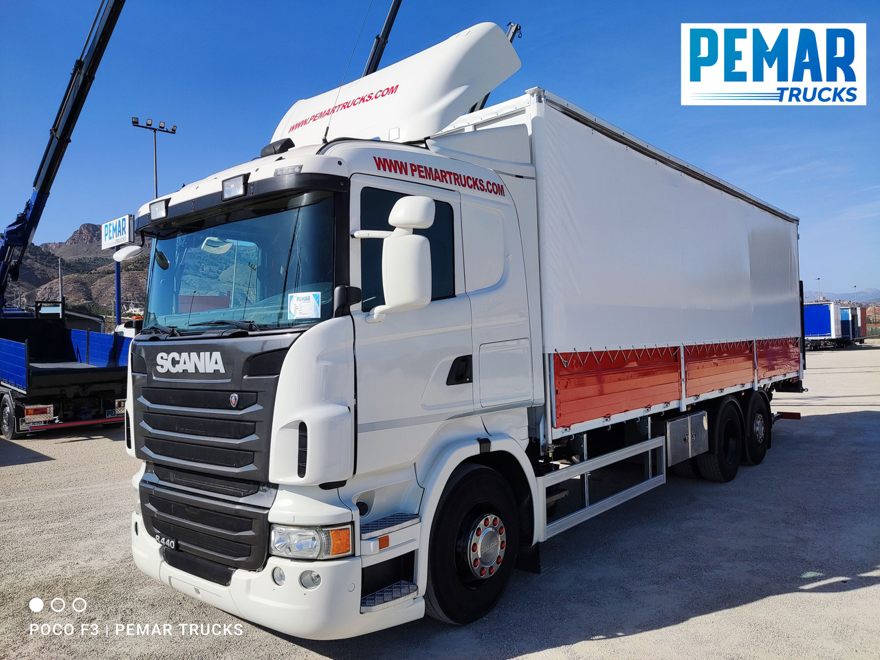 SCANIA R 440 6X2 SEMITAUTLINER - Camion cu prelată: Foto 2 SCANIA R 440 6X2 SEMITAUTLINER - Camion cu prelată: Foto 2