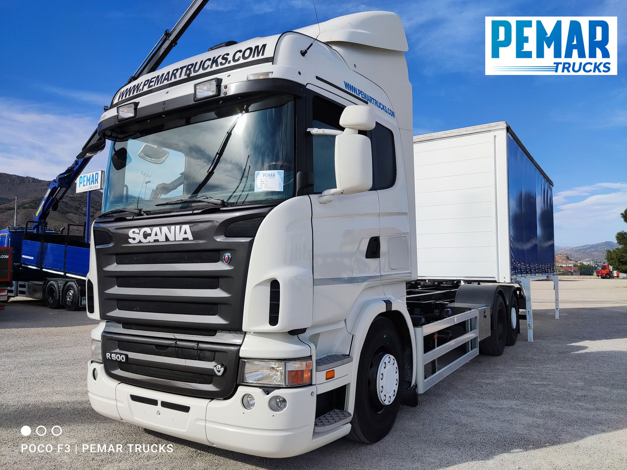 Camion transport containere/ Swap body SCANIA R 500 6X2 TAUTLINER CAJA INTERCAMBIABLE: Foto 34