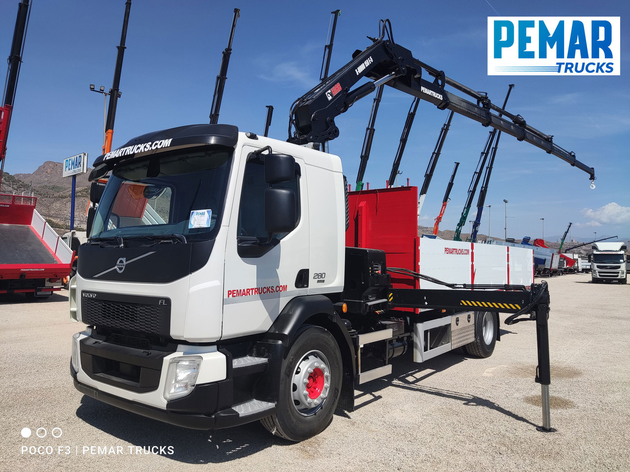 VOLVO FL 280 GRUA CAJA FIJA EURO 6 - Camion cu macara: Foto 1 VOLVO FL 280 GRUA CAJA FIJA EURO 6 - Camion cu macara: Foto 1